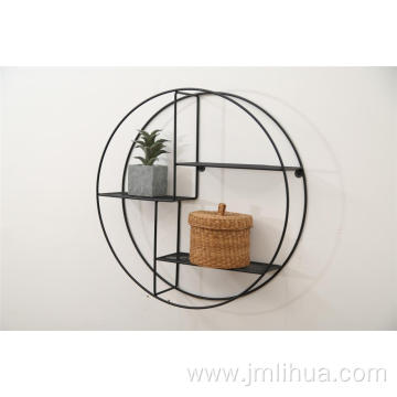 hanging circular wall mounted storage rack